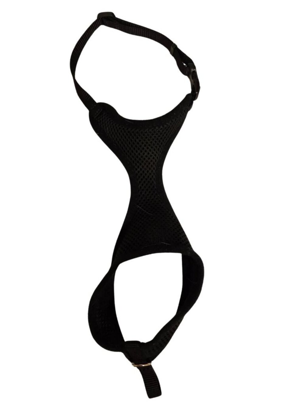 Tiny Kitten Harness Black Mesh Adjustable Cat Harness